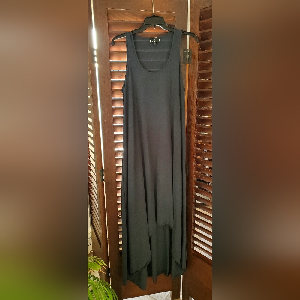 Ladies Maxi Dress by L&T Size M Black